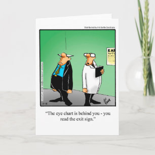 Funny Blank Greeting Card Humor
