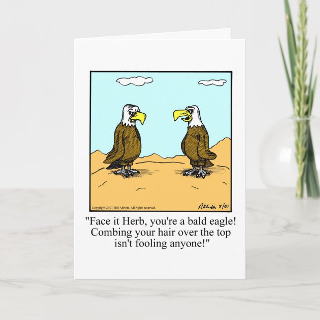 Funny Blank Greeting Card Humour (Front)