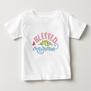 Funny Blessed Memaw Great Grandma Baby T-Shirt