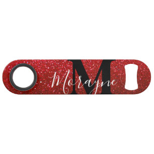 Funny Bling Drinking Joke Red Glitter Sparkles