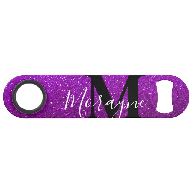 Funny Bling Drinking Purple Glitter Sparkles (Back Horizontal)