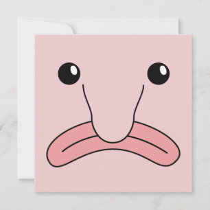 Funny Blobfish Funny Animals Blobfish Costume Invitation