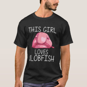Funny Blobfish Girls Kids Sea Animal  Fishermen Ds T-Shirt