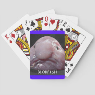 Funny Blobfish Ugly Fish Playing Cards