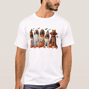 Funny Bloodhound Halloween Dog Lover T-Shirt