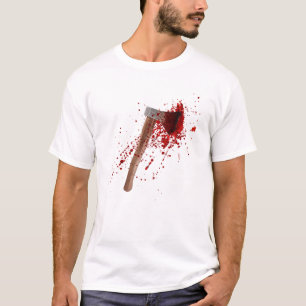 Funny Bloody Axe Halloween Costume Matching Mens W T-Shirt