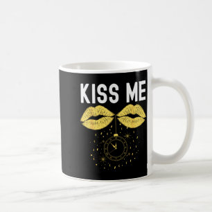 Funny Blow Me Kiss Me Happy New Year Couple Matchi Coffee Mug