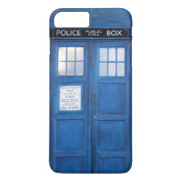 Funny  Blue Phone Booth Call Box