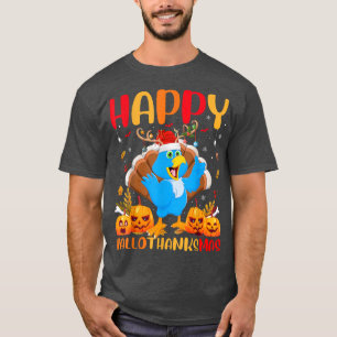 Funny Bluebird Lover Happy Bluebird HelloThanksMas T-Shirt