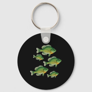 Funny Bluegill Sunfish Fishing Freshwater Fish Ang Key Ring