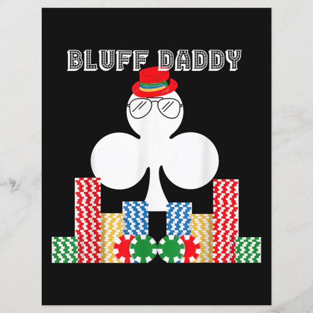Funny Bluff Daddy Poker Casino Game Texas (Front)