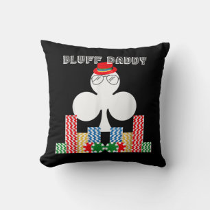 Funny Bluff Daddy Poker Casino Game Texas Cushion
