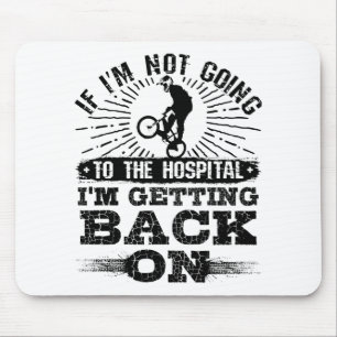 Funny BMX Motocross MTB Getting Back On Mouse Pad