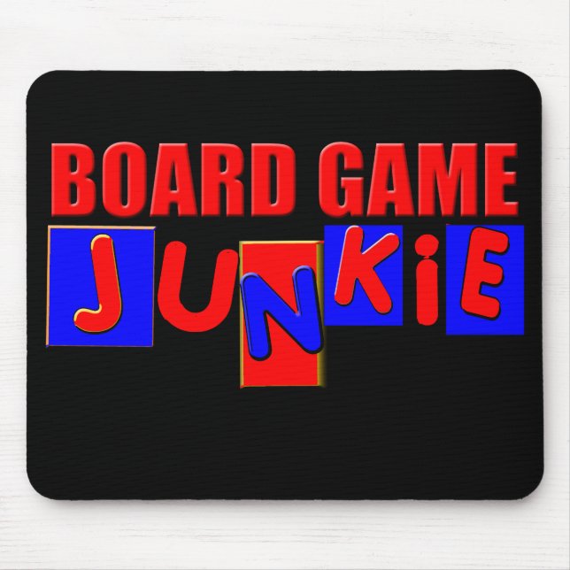 Funny Board Gamer Mouse Pad (Front)