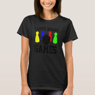 Funny Board Games Family Game Night Table Gamer T-Shirt