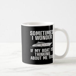Funny Boat Art For Men Women Boating Watercraft Bo Coffee Mug