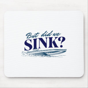 Funny Boat Captain Mouse Pad