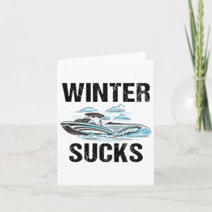 Funny Boat Owner Quote - Boating Lover Summer Love Card