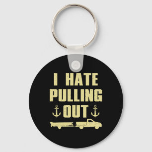 Funny Boating Design For Men Women Boat Captain Bo Key Ring