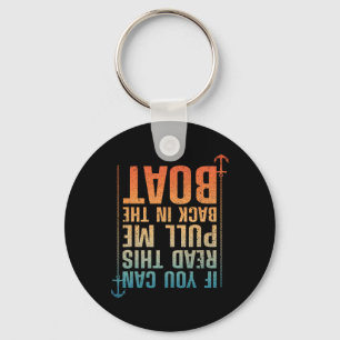 Funny Boating Design For Men Women Boating Boater  Key Ring