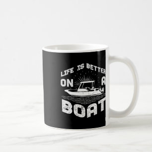 Funny Boating Gift Men Women Cool Boat Owner Boate Coffee Mug