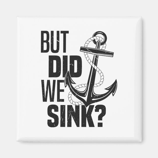 Funny Boating  Magnet (Front)