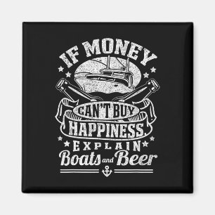 Funny Boating Nautical Captain Boats And Beer Men Magnet