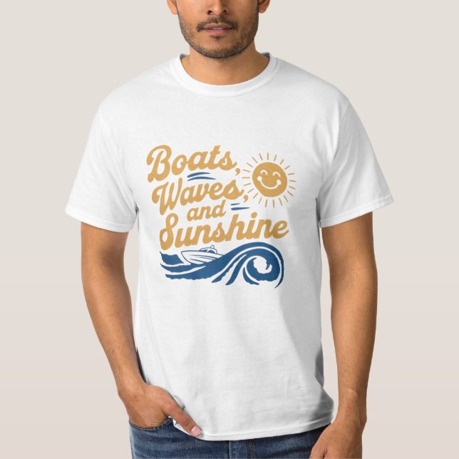 Funny Boating T-Shirts for Sailors and Captains (Front)