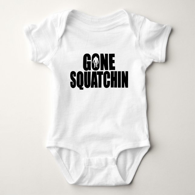 Funny Bobo's Gone Squatchin gear T-Shirt (Front)