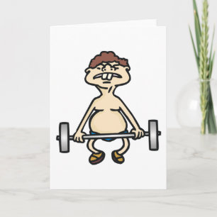 Funny Bodybuilder Card