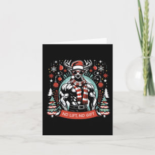 Funny Bodybuilding For Christmas Party Workout Bod Card
