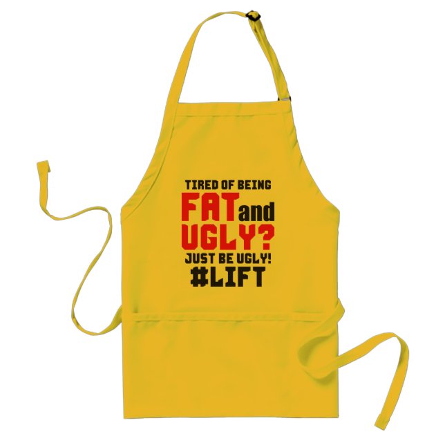 Funny Bodybuilding Gym Standard Apron (Front)