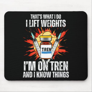 Funny Bodybuilding Quotes Mouse Pad