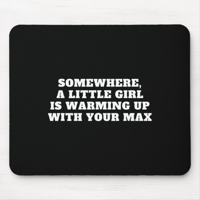 Funny Bodybuilding Saying Weightlifting Quote  Mouse Pad (Front)