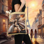 Funny Boho Chic Bridal Cat Wedding Tote Bag<br><div class="desc">Wedding tote bag featuring a cute kitty playing the piano in a super romantic setting with candles. A funny tote bag for the mother of the bride or groom,  the bridesmaid,  sister of the bride or the bride-to be ... </div>