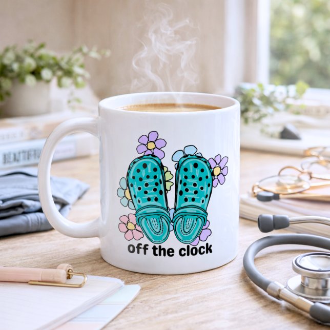 Funny Boho Nurse Clogs Coffee Mug (Creator Uploaded)