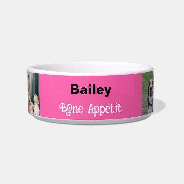 Funny Bone Appetit Pink Bowl (Front)