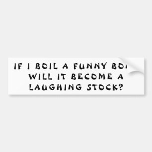 Funny Bone Soup Pun Fortune Cookie Style Bumper Sticker