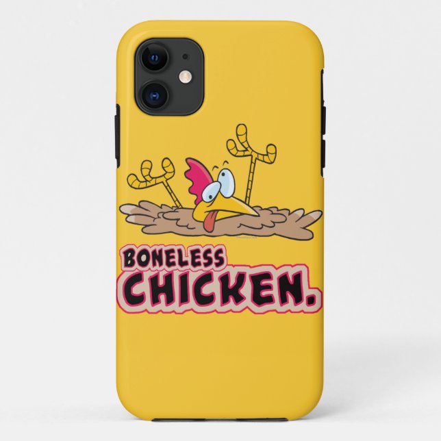 funny boneless chicken cartoon Case-Mate iPhone case (Back)