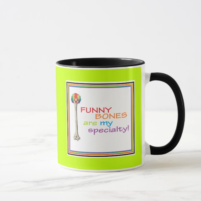 funny bones mug paediatrician doctor gift (Right)