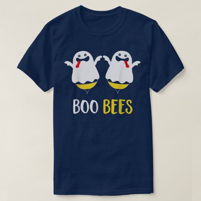 Funny Boo Bees Couples Halloween Costume For Women T-Shirt (Design Front)