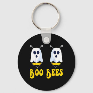 Funny Boo Bees Halloween Costume Humour Spooky Bee Key Ring