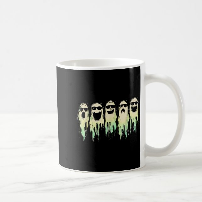 Funny Boo Cute Ghost Halloween Soky Fall Season Vi Coffee Mug (Right)