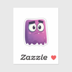 Funny Boo Ghost Sticker Halloween Sticker Decal
