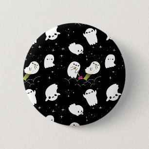 Funny Boo Halloween Ghost Adventure Treasure Hunt 6 Cm Round Badge
