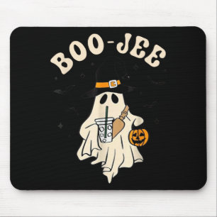Funny Boo-JEE Ghost Halloween Boo JEE Ghost Spooky Mouse Pad