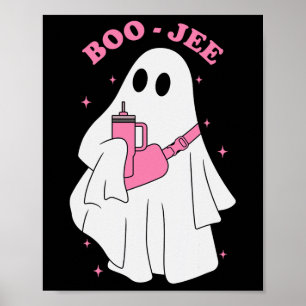 Funny Boo-jee Ghost Halloween Boo Jee Ghost Spooky Poster