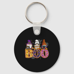 Funny Boo Witch Sipders Pumpkins Happy Halloween G Key Ring