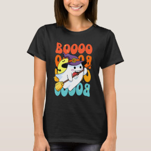 Funny Boo With Ghost And Pumpkins For Halloween Co T-Shirt
