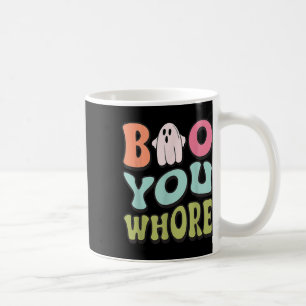 Funny Boo You Funny Groovy Halloween Cute Ghost Coffee Mug